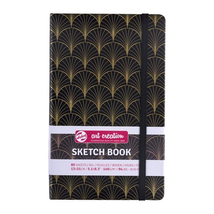 Schetsboek talens art creation 130x210mm art deco | 5 stuks
