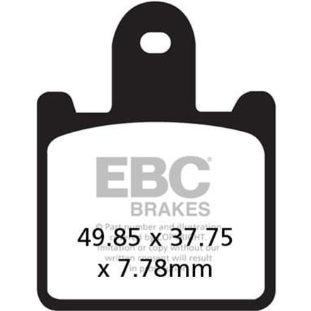 Ebc Fa-hh Series Fa417/4hh Gesinterde Remblokken Zwart