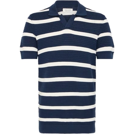 Gebreid poloshirt Casual Friday CFDahlind