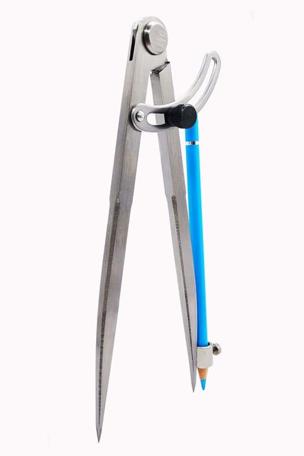 Solidchoice - Wing Compass met Potloodhouder voor Houtbewerking