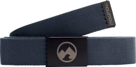 MowMow riem - Canvas - Aluminium gesp - 125 cm - Heren - Dames - Grijs