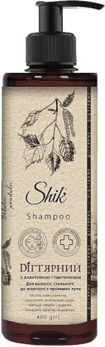 Effectieve berkenteer shampoo - tegen roos - vet - schimmels - kalmeert hoofdhuid 400 ml