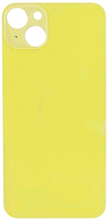 Voor iPhone 14 Plus Batterij Cover Achterkant Behuizing Geel