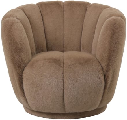 PTMD - Fauteuil Furia - Bruin - 79x78x69cm