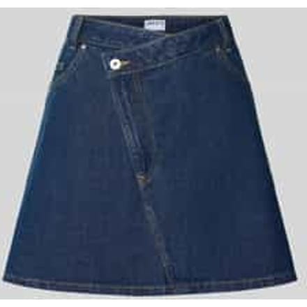 Jeansrok in asymmetrisch design