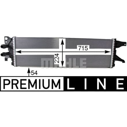 Lage-temperatuurRadiator, laadluchtRadiator MAHLE CIR 8 000P