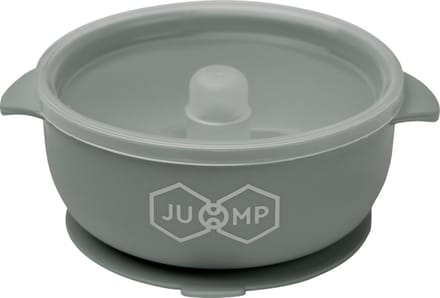 JU&MP Kommetje - Baby - Kinderservies - Zuignap - Onbreekbaar - Grijs