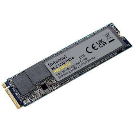 (Intenso) M.2 SSD PCIe Premium - Interne SSD - 2280 - PCIe - 1TB - 2100 MB/s (3835460)