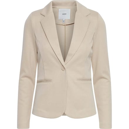 slim fit blazer met paspelzakken model 'KATE PIQUE'