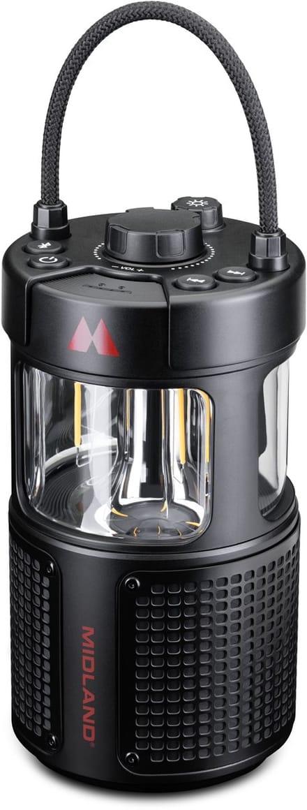 Midland ER Lantern C1717 LED Powerbank Bluetooth speaker IPX6 waterproof