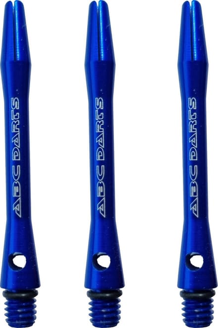 ABC Darts - Dart Shafts - Aluminium Blauw - In Between - 3 sets (9 stuk)