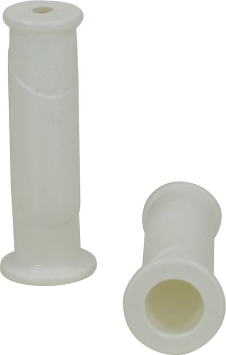 FORT Kruiwagenhandvatten rond WIT - set van 2 - diameter 30 mm