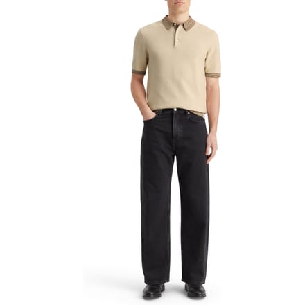 Scotch & Soda Structure Knitted Polo Parchment Talla: S | Polos Outlet | Hombre | Blanco