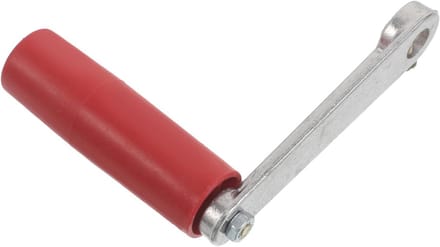 Blaashendel Vervanging - Luchtpomp Handvat - Buiten Koken - Ergonomische Grip - 10x8x2cm - Rood