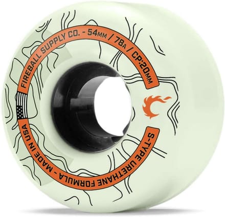 Zachte Skateboardwielen 54mm - Soepele Cruiser Ride - Set van 4