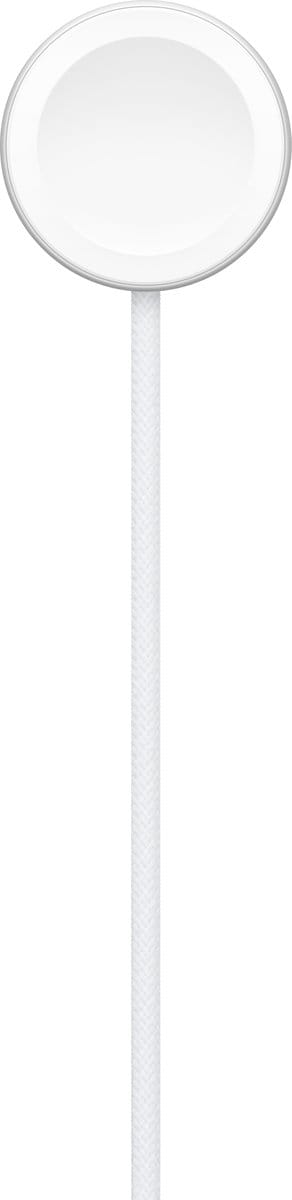 Apple - Apple Watch Oplaadkabel - USB‑C naar Magnetische Charger - 1m - Geweven - Wit