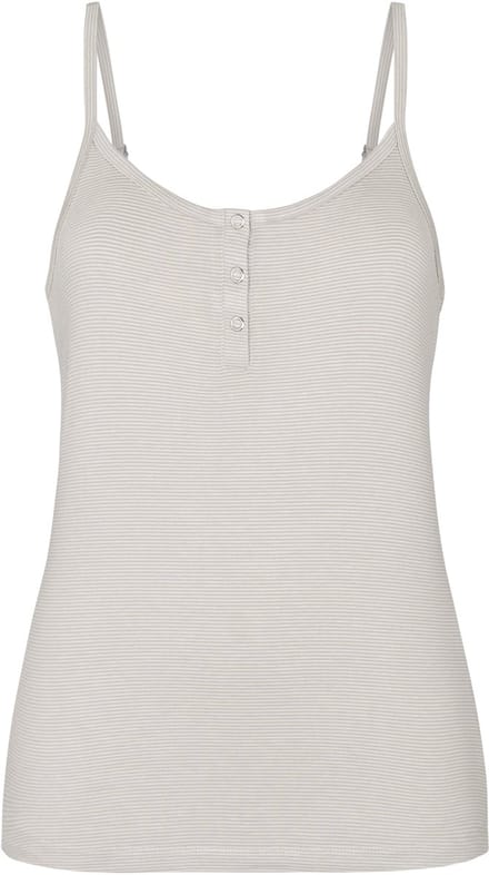 Hunkemöller Pyjama Cami Striped Henley Grijs