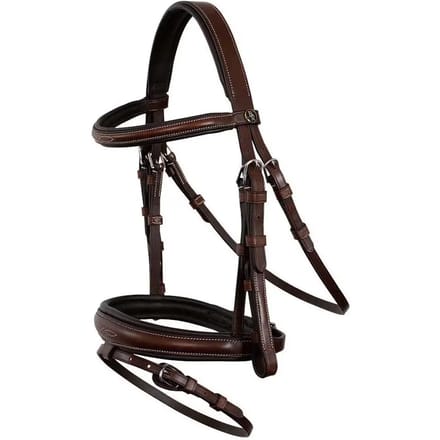 Hoofdstel middleton fancy stitching Black - Pony | Zwart | Hoofdstel paard