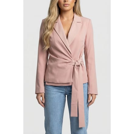 GUESS Marciano By  Vittoria Wrap Blazer Rose Bliss Größe: 36 | Blazer Outlet | Damen | Rosa
