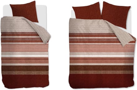 Beddinghouse Lex Dekbedovertrek - Eenpersoons - 140x200/220 cm - Rood