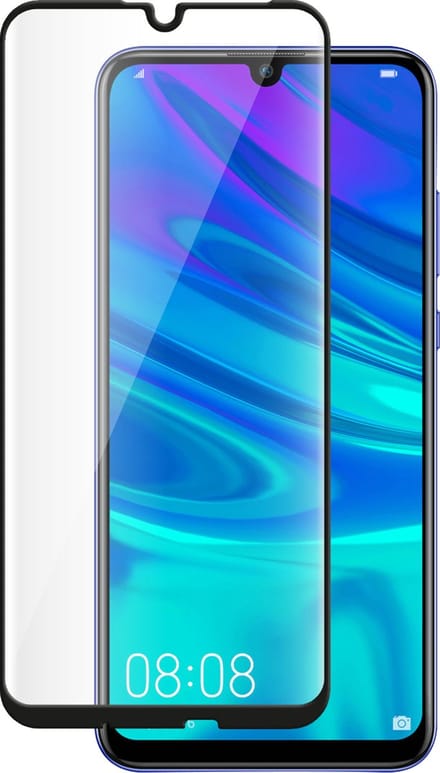 Bigben Connected, Screenprotector geschikt voor Huawei P Smart 2021 - Tempered Glass 2.5D 9H, Transparant zwart