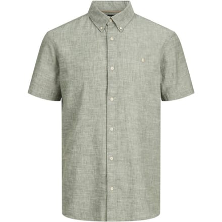 JACK&JONES PREMIUM - JPRBLUSUMMER LIN. BL. SHIELD SS SHIRT SN Heren Overhemd