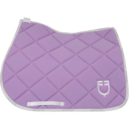 Technisch stoffen springzadeldoek met logo voor paard Equestro