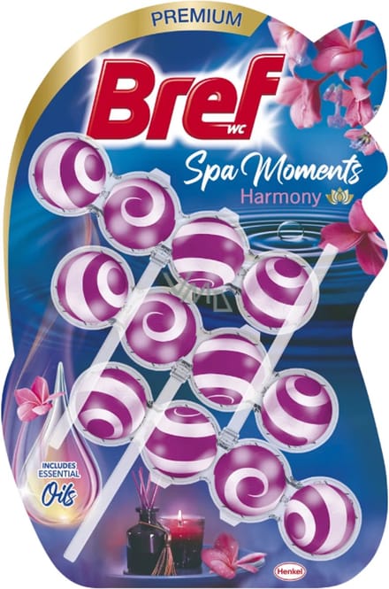 Bref Spa Moments - Toiletblok - Harmony - 3x50g x 9