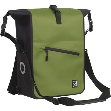 Willex Rugzak Combi Fietstas 100% Waterdicht Groen