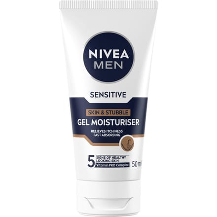 Nivea Sensitive Skin & Stubble Gel Moisturiser 50 ml