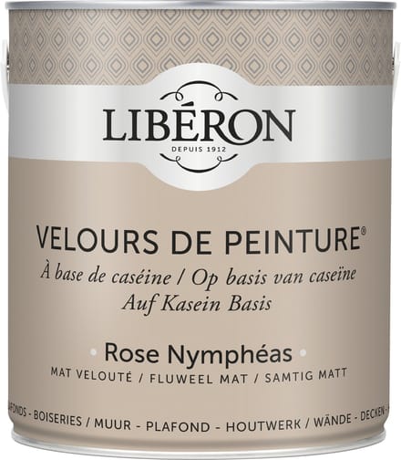 Liberon Velours De Peinture Muurverf - Mat - Rose Nymphéas - 2,5l
