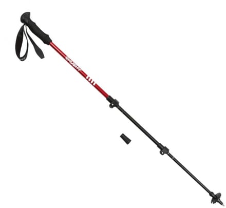 Husky wandelstokken (set) Trekking Scaup 3-delig Flip-lock - Rood