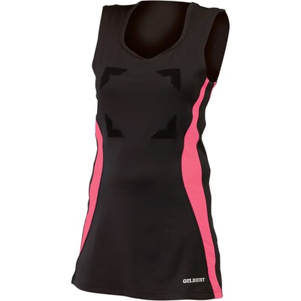 Gilbert Netball Eclipse II Hook and Loop - W 6 - Zwart / Roze