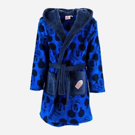 Disney Mickey Mouse - Badjas - Maat 128 - Blauw - Ochtendjas