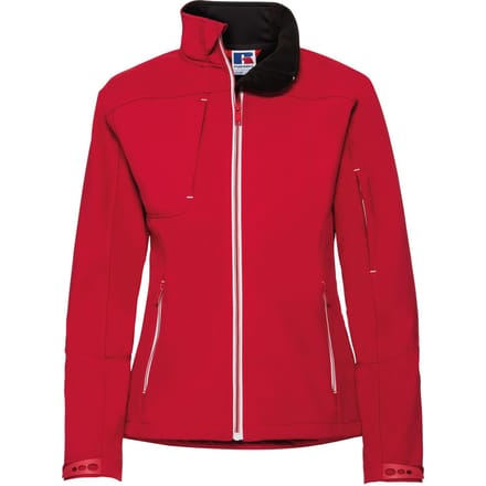 Russell Dames/dames Bionic Softshell Jacket (Klassiek rood)
