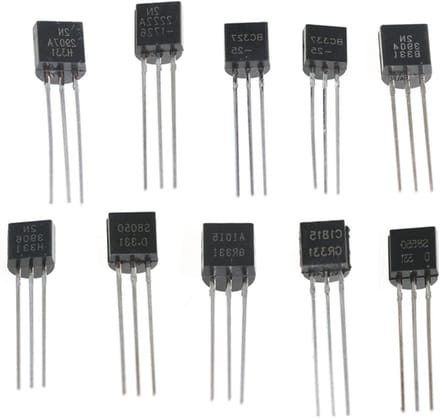Transistors Assortiment - Vermogenstransistors BJT - Elektronica Projecten - Hoge Schakelsnelheid - 200 Stuks - Niet gespecificeerd