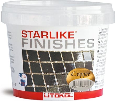 Kleureffect Koper Litokol STARLIKE® Finishes 200 gram voor 5 kg