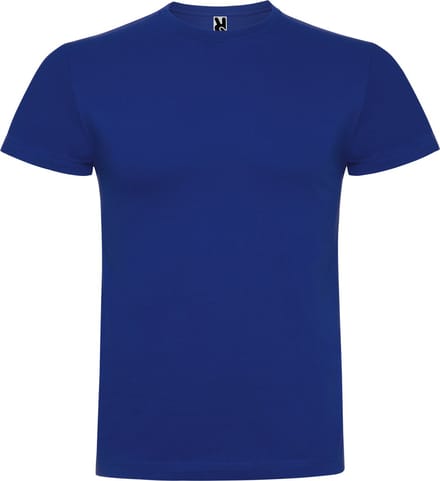 4 Pack Kobalt Blauw t-shirts Roly Braco 180 gram Premium maat S