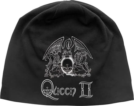 Queen - Queen II Crest Beanie Muts - Zwart