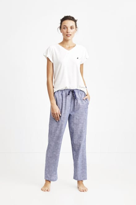 Nautica - Dames Pyjama Set, Korte Mouwen - S