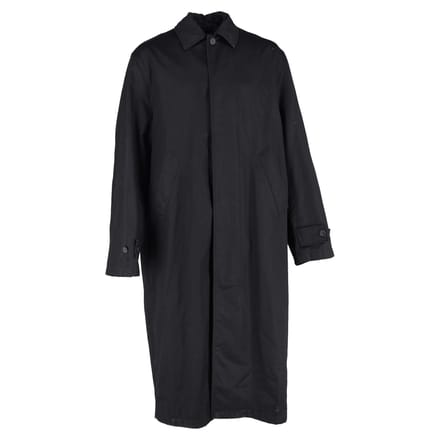 Balenciaga lange jas van zwart katoen