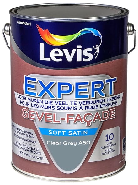Levis - Expert Gevel Mix - Clear Grey A50 - Mengverf - 5 L