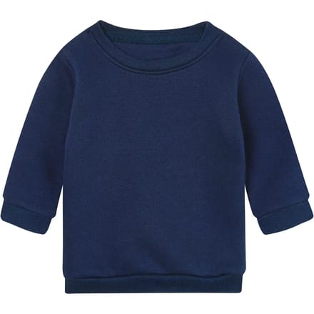 Babybugz Baby Essential Sweatshirt BZ64 - Navy - 12-18 Monate