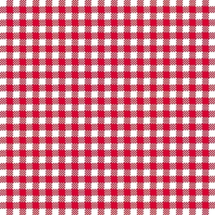 Oktoberfest Servetten - geruit rood/wit - 3-laags - 20x stuks - papier