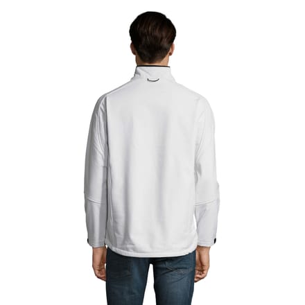 SOLS Heren Relax Soft Shell Jas (Wit)