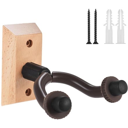 GH-01 Gitaarhanger Houten Muurbevestiging Haakhouder Houder voor Elektrische Akoestische Gitaren Bas Uk beige