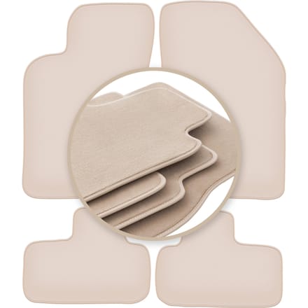 PREMIUM beige matten voor: Fiat Coupe I coupé 1994-2000