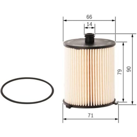 Brandstoffilter BOSCH F 026 402 810