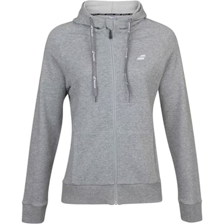 Babolat Raglanjas met capuchon voor kinderen (Grijs Heather)