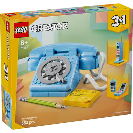 LEGO® Creator 3in1 Retro Telefoon, Vintage Telefoon - 31174